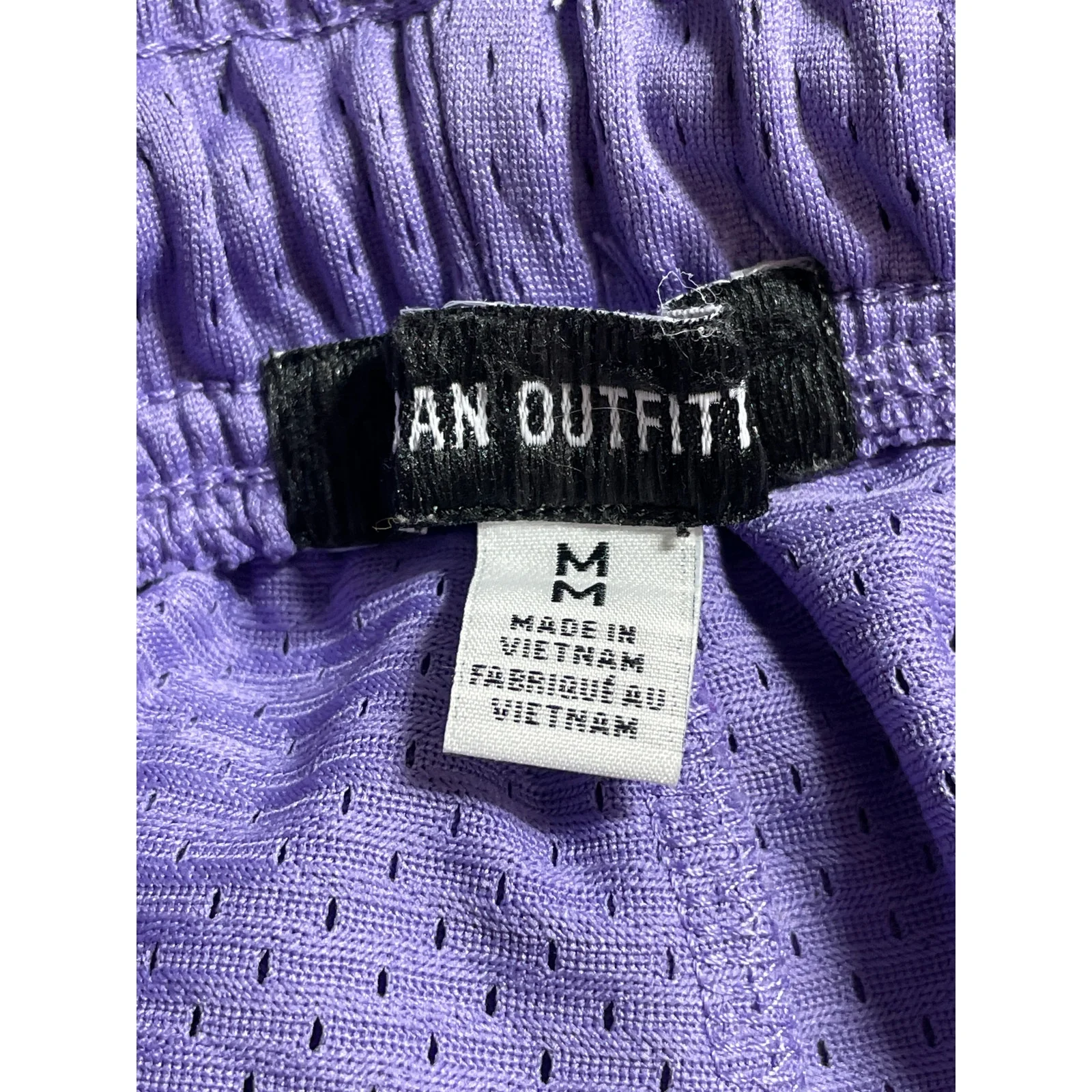 Urban Outfitters Purple Elastic Waist Athletic Activewear Basketball Shorts Sz M - Image 5