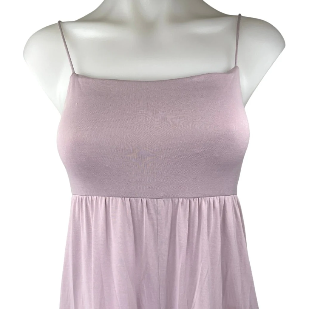 Urban Outfitters Purple Stretch Square Neck Sleeveless Cami Jumpsuit Size XS - Image 3