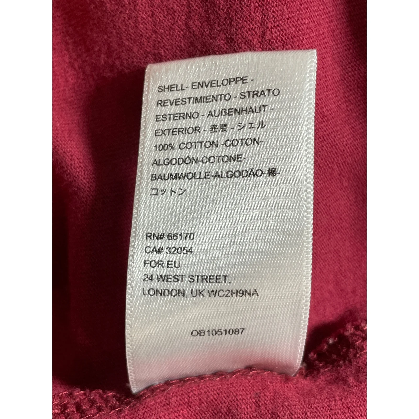 Urban Outfitters Red Greek Key Crew Neck Long Sleeve Sweatshirt Sweater Top XL - Image 7