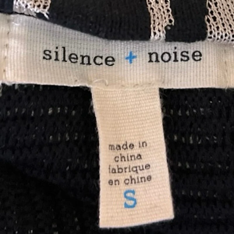 Urban Outfitters Silence + Noise Gray Multicolor Zebra Knit Mini Sweater Skirt S - Image 4