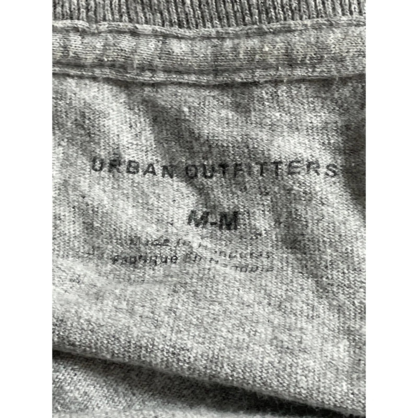 Urban Outfitters Sonic State Alexa Womens Gray Crop Baby Tee Basic T-Shirt Top M - Image 5