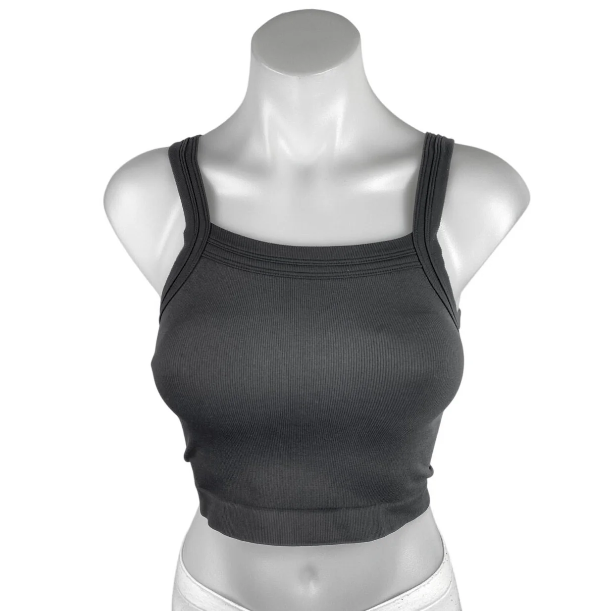 Urban Outfitters Women's Black Sleeveless Knit Cami Camisole Tank Crop Top XS/S