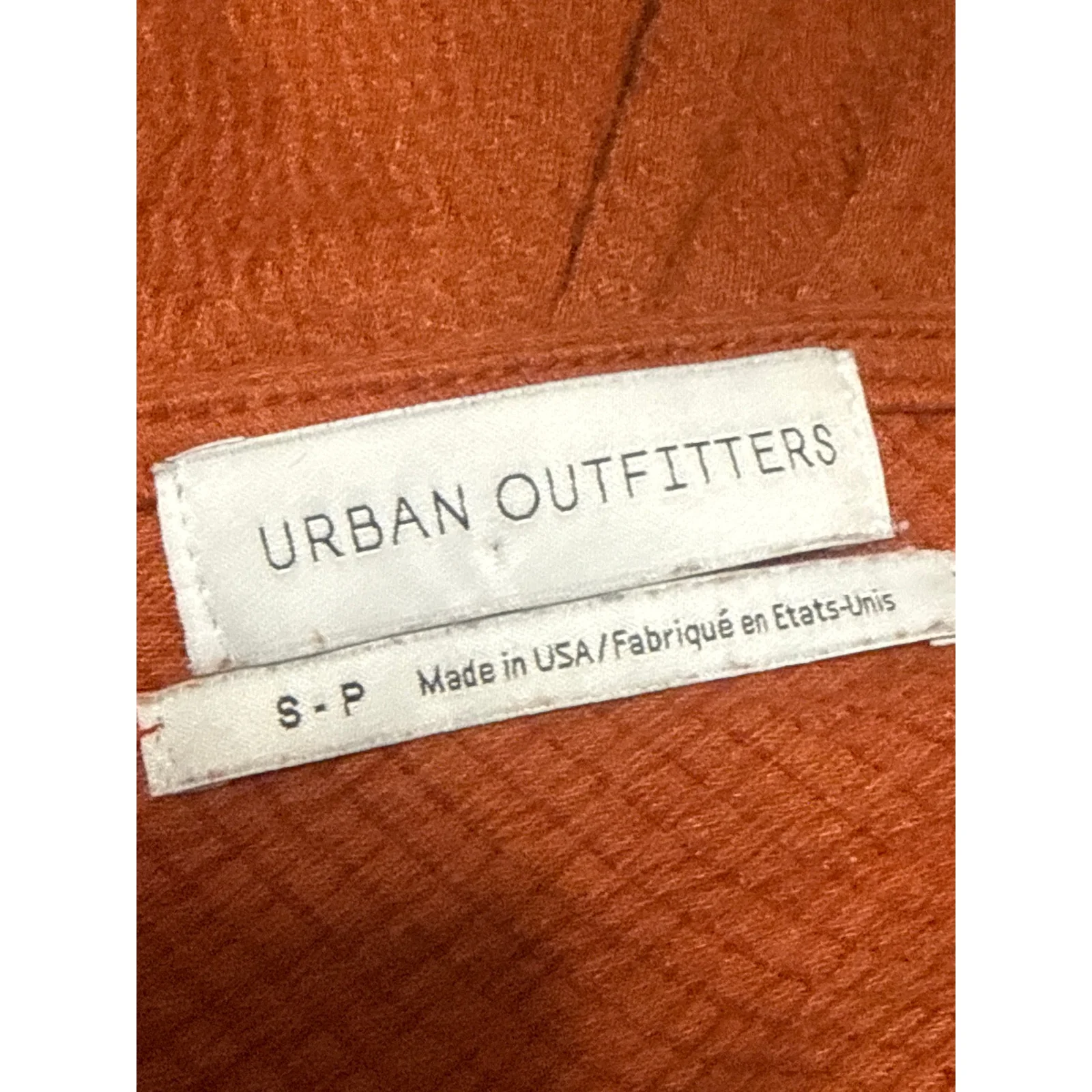 Urban Outfitters Women's Orange V Neck Sleeveless Smocked Tank Romper Jumpsuit S - Image 4