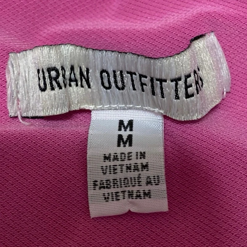 Urban Outfitters Women's Pink Strapless Sleeveless Asymmetric Bandeau Tube Top M - Image 3