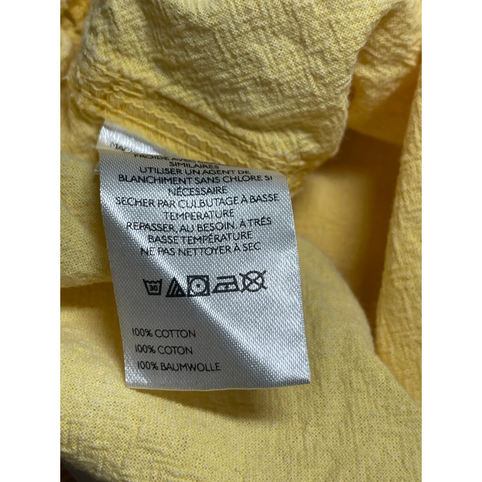 Urban Outfitters Womens Yellow High Rise Elastic Waist Casual Mom Shorts Size XS - Image 4
