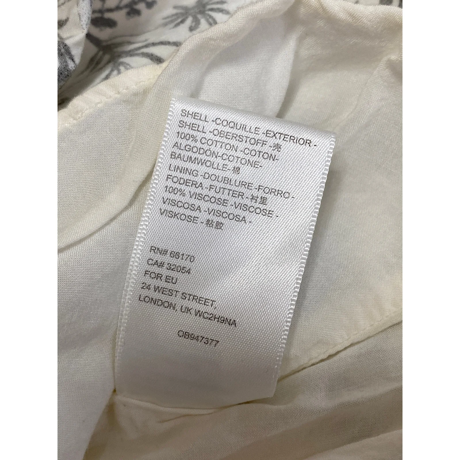 Urban Outfitters X Laura Ashley Penelope Black White Babydoll Mini Dress Size XS - Image 5