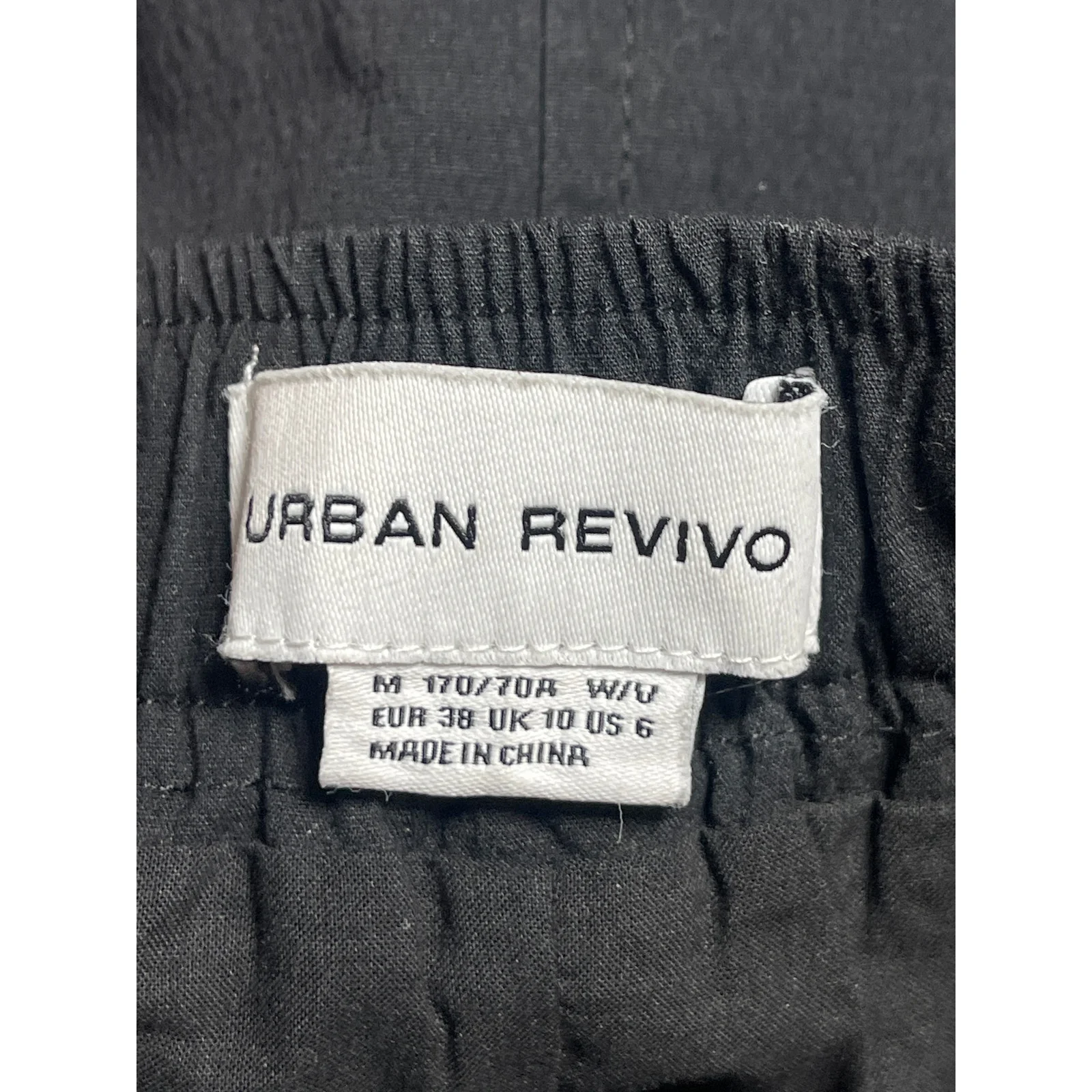Urban Revivo Women's Black High Waist Pockets Mini Cargo Utility A-line Skirt M - Image 3