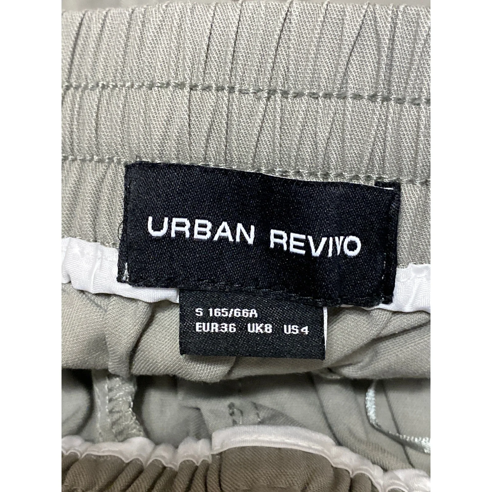 Urban Revivo Women's Gray Baggy Barrel Palazzo Wide Leg Cargo Trousers Pants 4 - Image 5