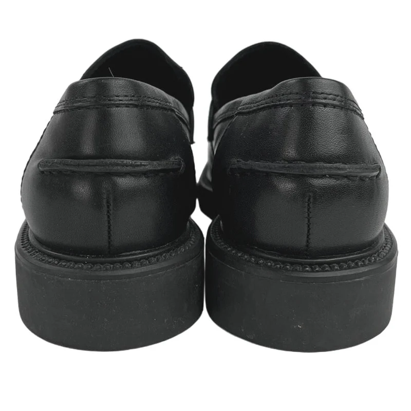 Vagabond Shoemakers Alex W Black Almond Toe Slip On Loafers Dress Shoes 39/US 9 - Image 3