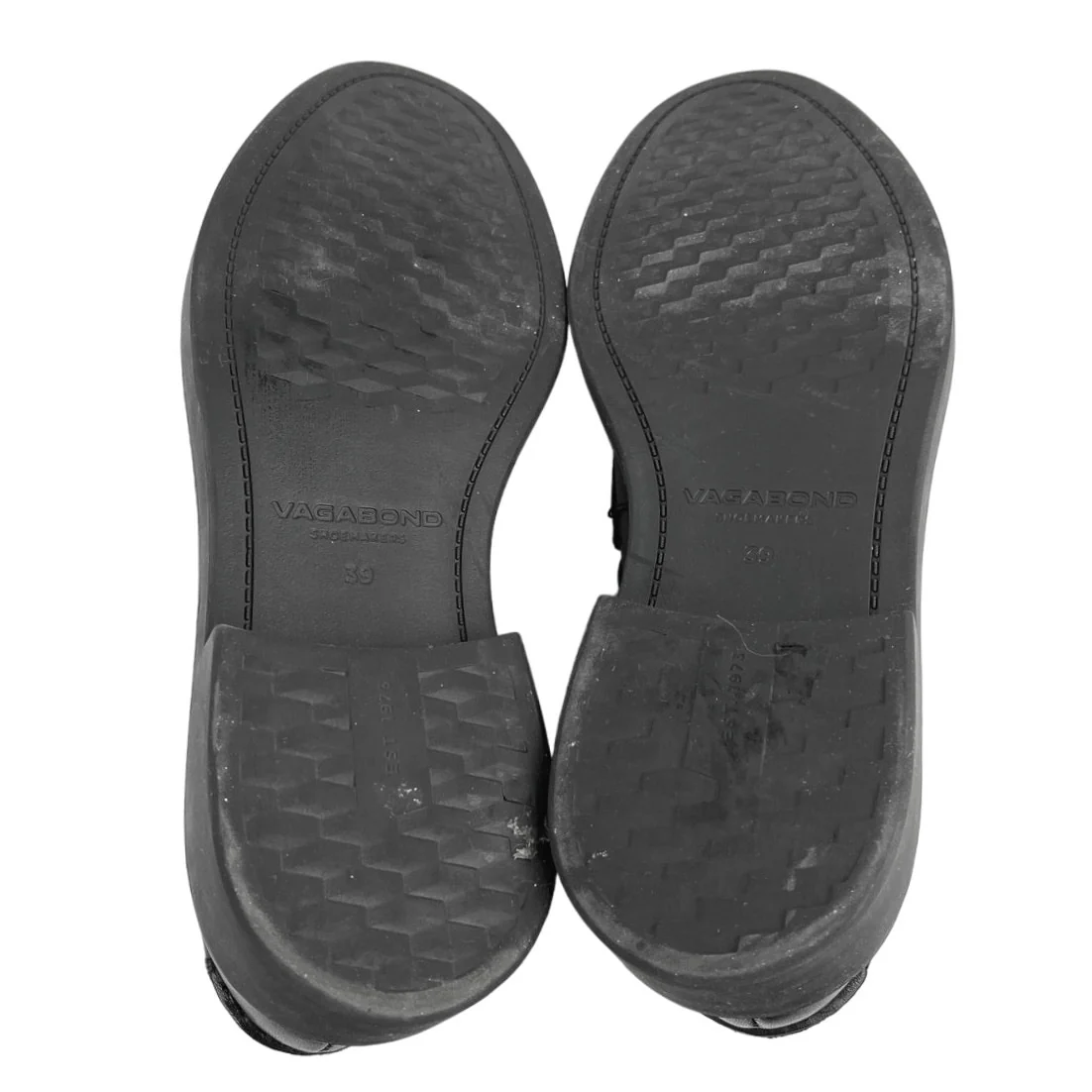Vagabond Shoemakers Alex W Black Almond Toe Slip On Loafers Dress Shoes 39/US 9 - Image 4