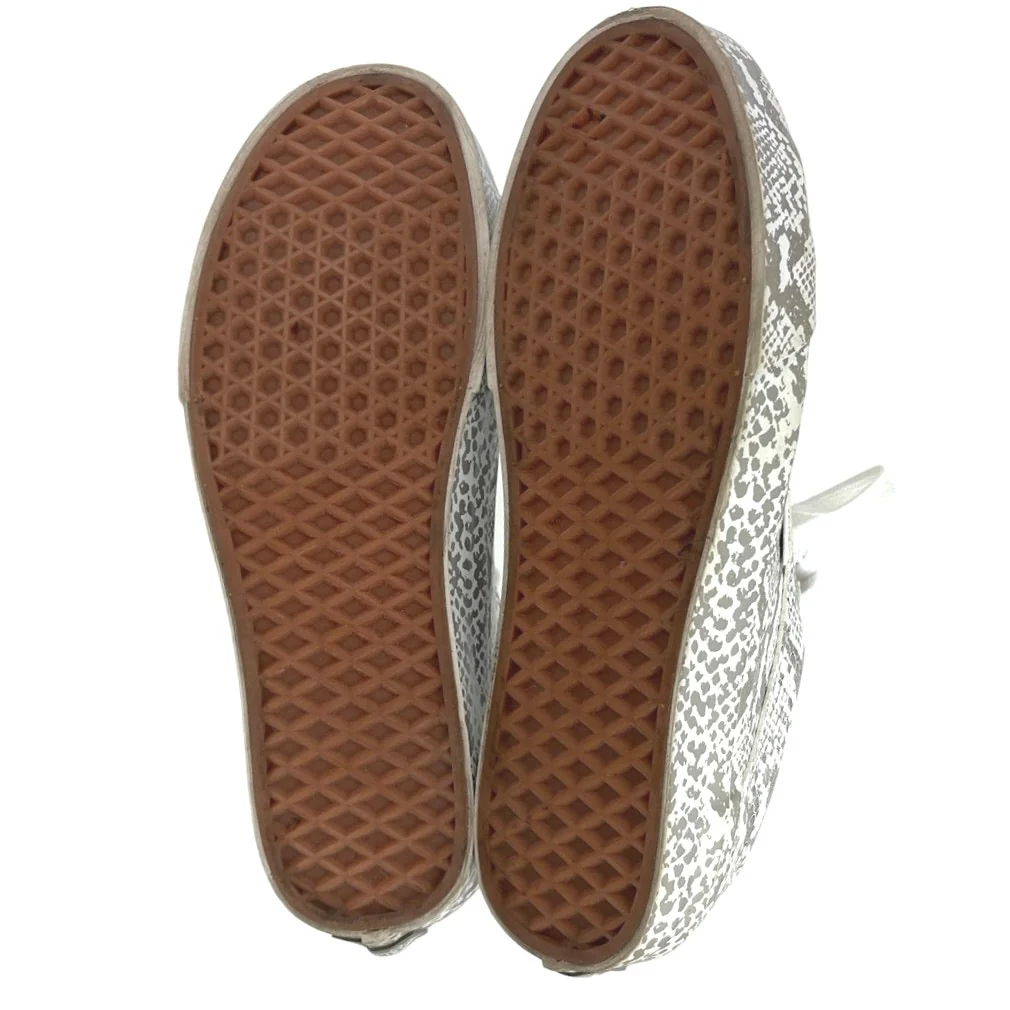 Vans x Opening Ceremony Gray White Snake Skin Lampkin Skate Sneaker Size W10 - Image 4