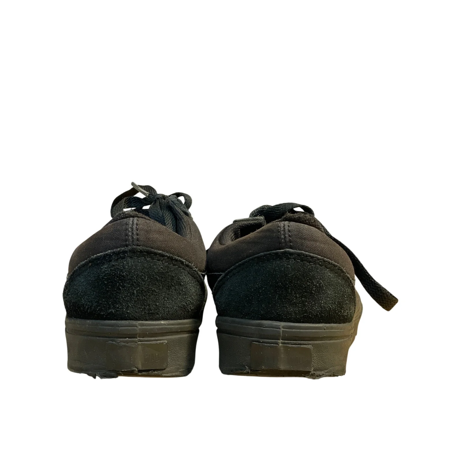 Vans Old Skool Unisex Black Lace Up Low Top Suede Casual Sneakers Shoes Size 6 - Image 3