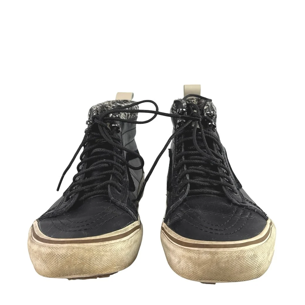 Vans SKATE SK8 Unisex Black White High Top Lace Up Sneakers Shoes Size M-5 F-6.5 - Image 2