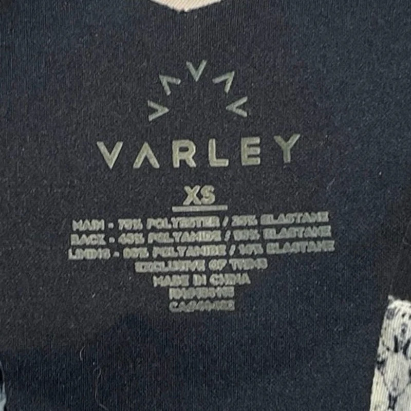Varley Snakeskin Animal Print Racerback Yoga Workout Athletic Crop Top Size XS - Image 5