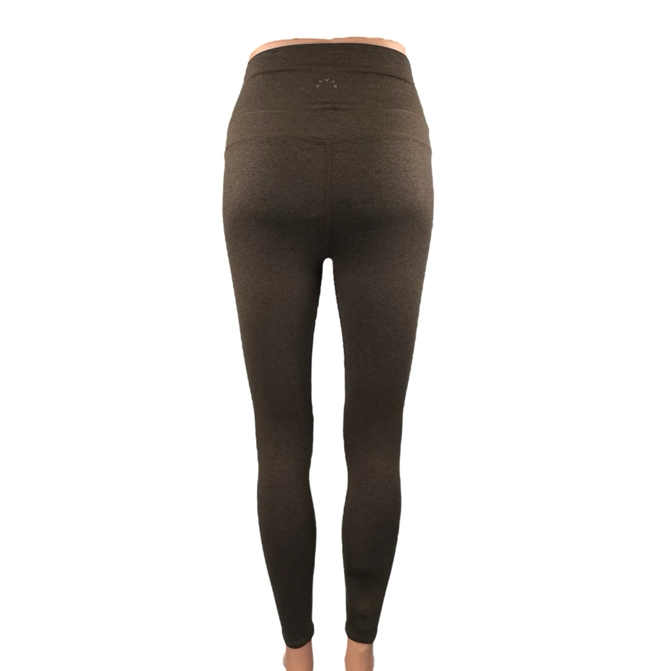 Varley Women's Brown High Rise Pull On Yoga Athletic Leggings Pants Size XS - Image 3
