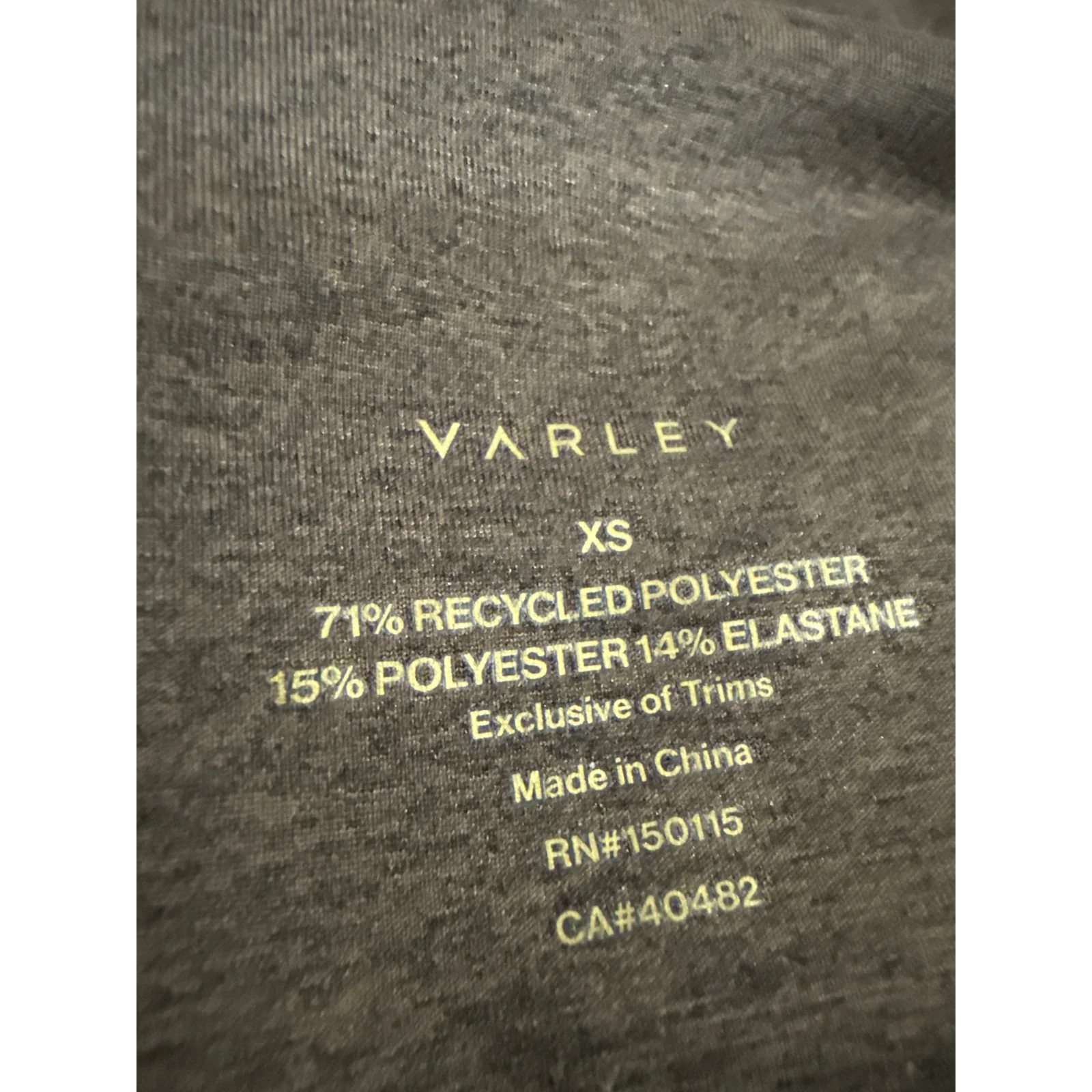 Varley Women's Brown High Rise Pull On Yoga Athletic Leggings Pants Size XS - Image 5