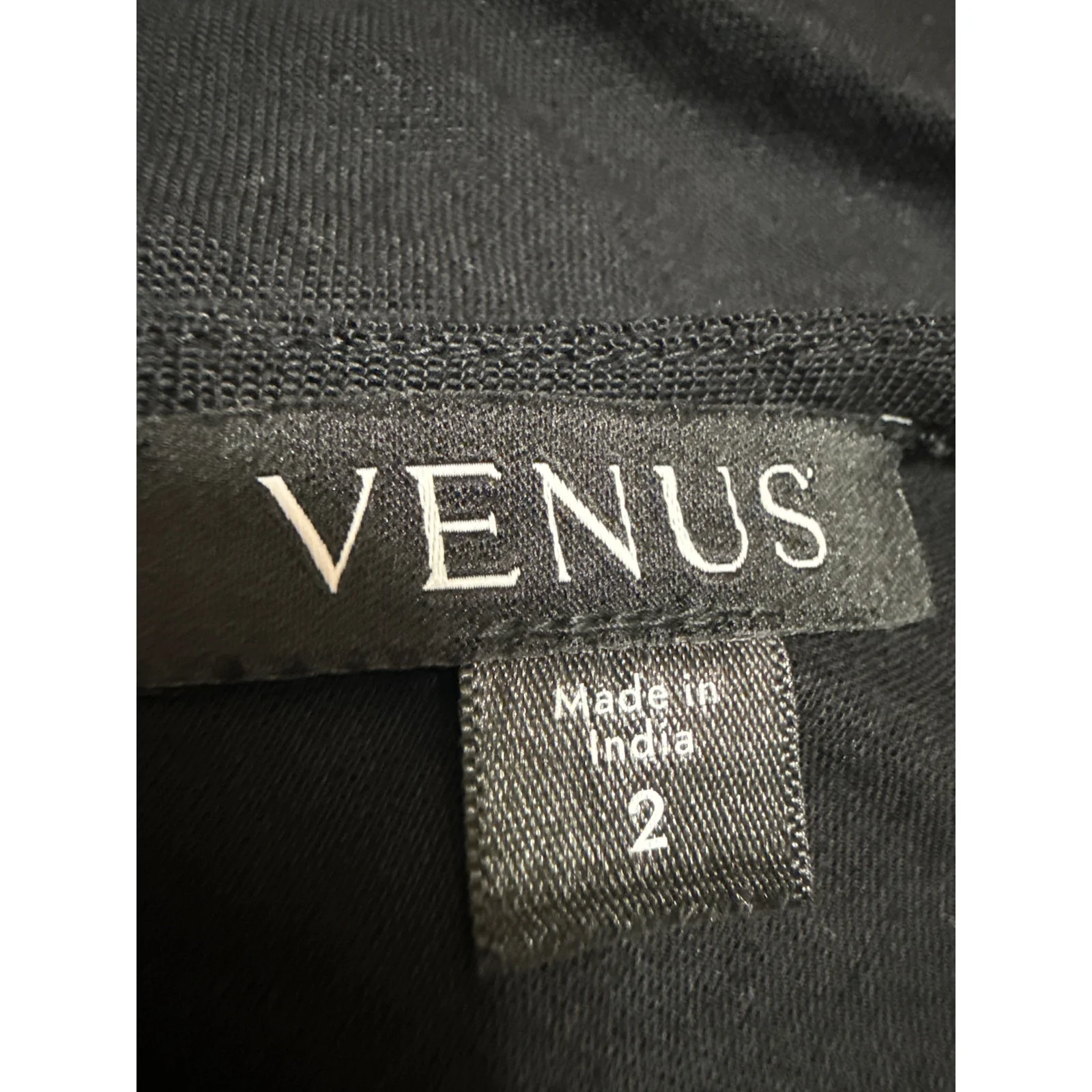 Venus Women Black One Shoulder Sleeveless Cutout Waist Midi A Line Dress Size 2 - Image 4