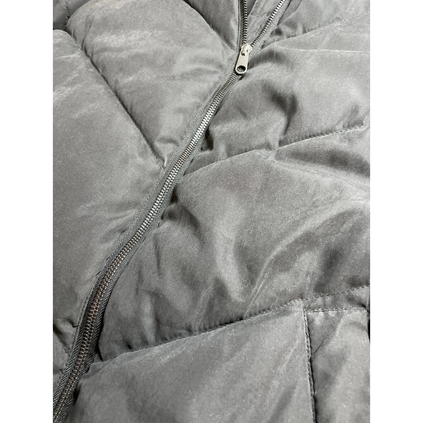 Vero Moda VMLIGA Liga Black Quilted High Neck Long Sleeve Puffer Coat Jacket XS - Image 5
