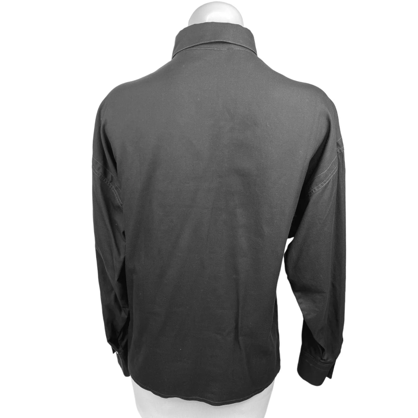 Versace Black Gold Long Sleeve Western Cowboy Button Down Shirt Top Size S - Image 2