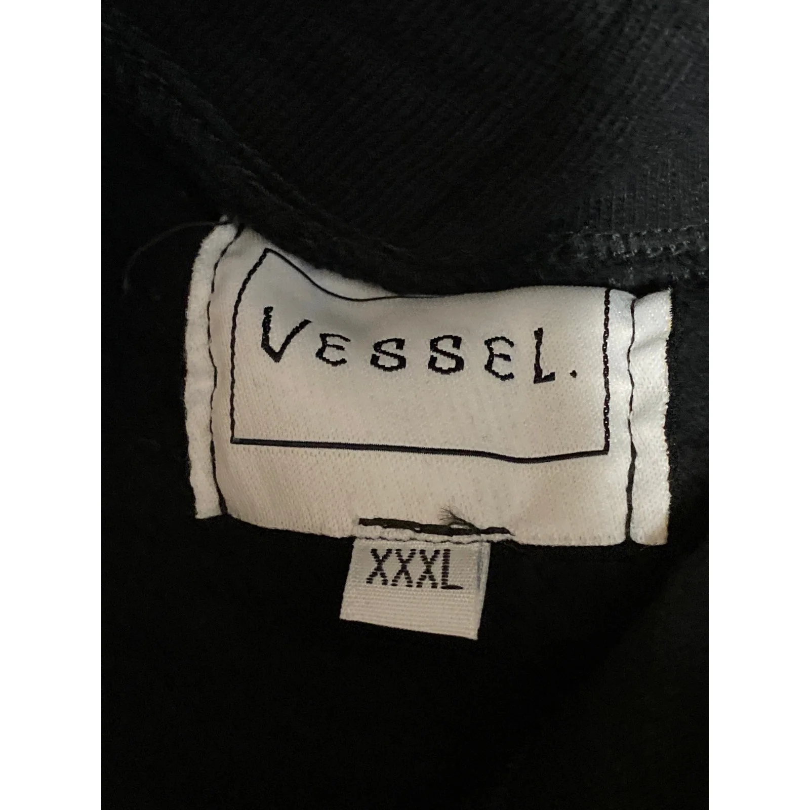 Vessel Women's Black Hoodie Hooded Logo Long Sleeve Sweatshirt Top Size XXXL - Image 3