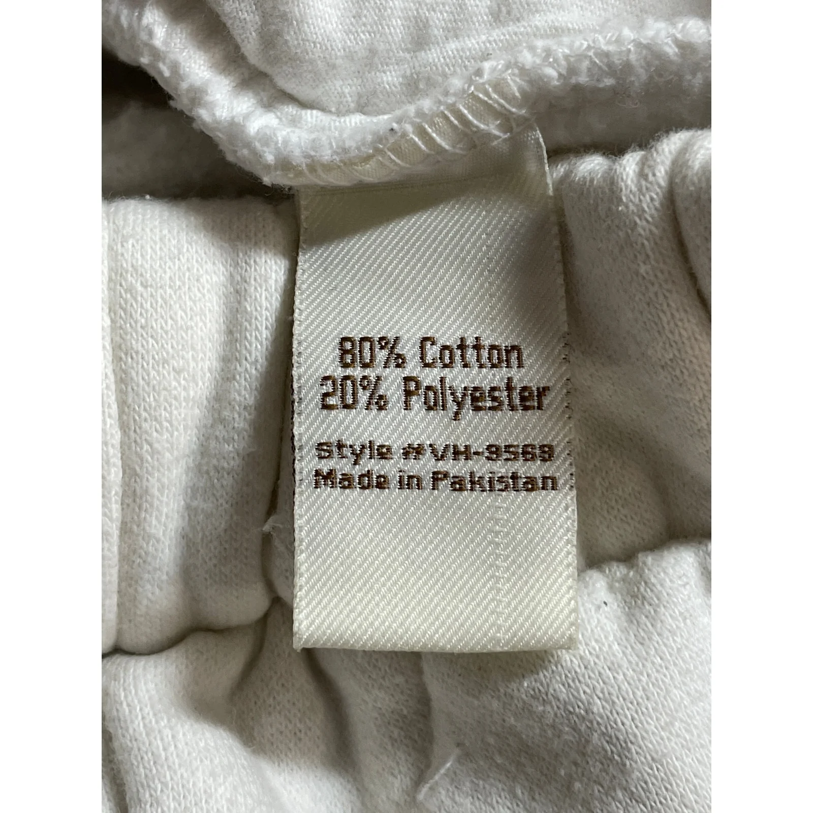 Vintage Havana Women's White Fleece Wide Leg Lounge Athletic Sweat Shorts Sz XS - Image 6