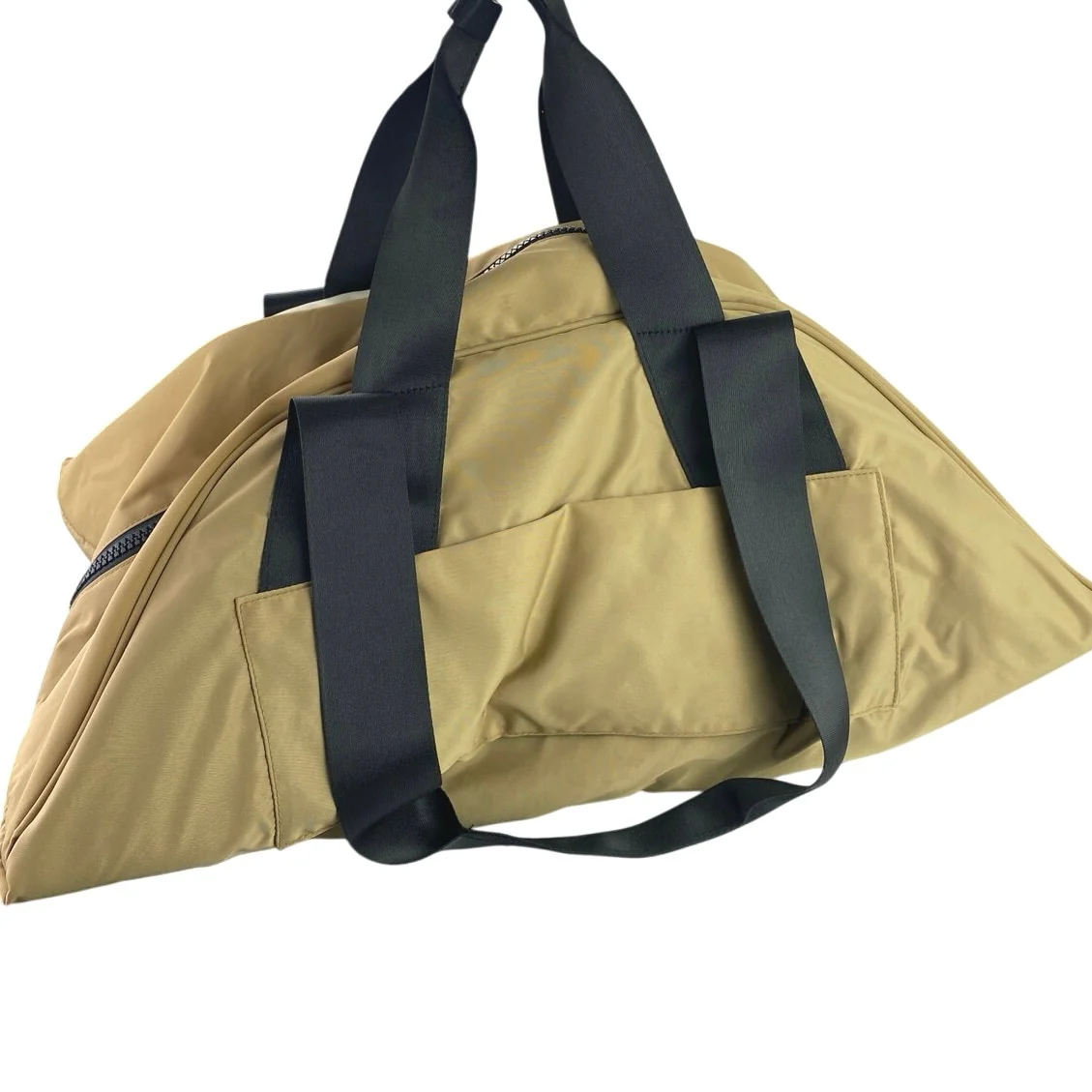 Vooray Studio Women's Camel Beige Zipper Yoga Mat Holder Fitness Gym Duffel Bag - Image 2
