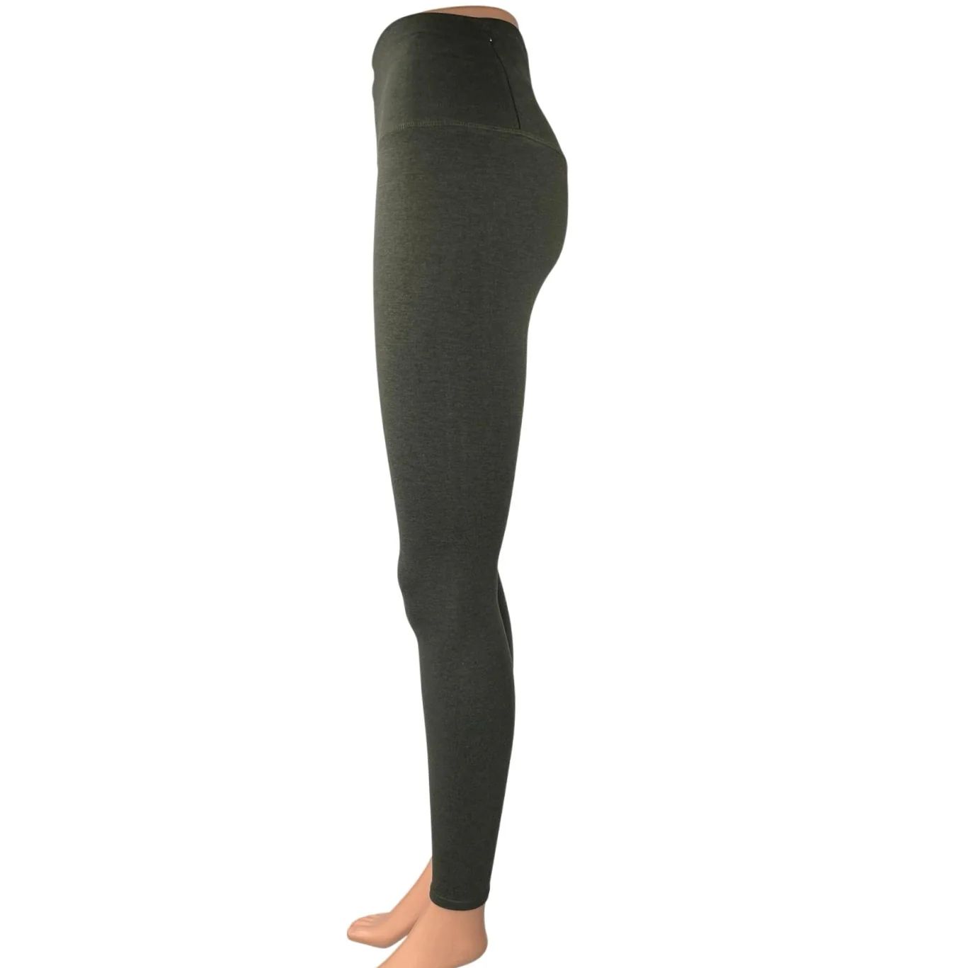 Vouri Women's Gray Mid Rise Skinny Leg Athletic Yoga Gym Leggings Pants Size XS - Image 2