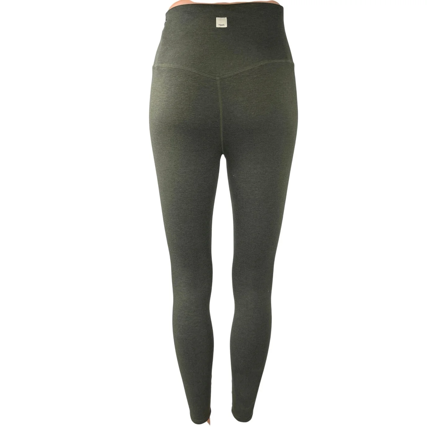 Vouri Women's Gray Mid Rise Skinny Leg Athletic Yoga Gym Leggings Pants Size XS - Image 3
