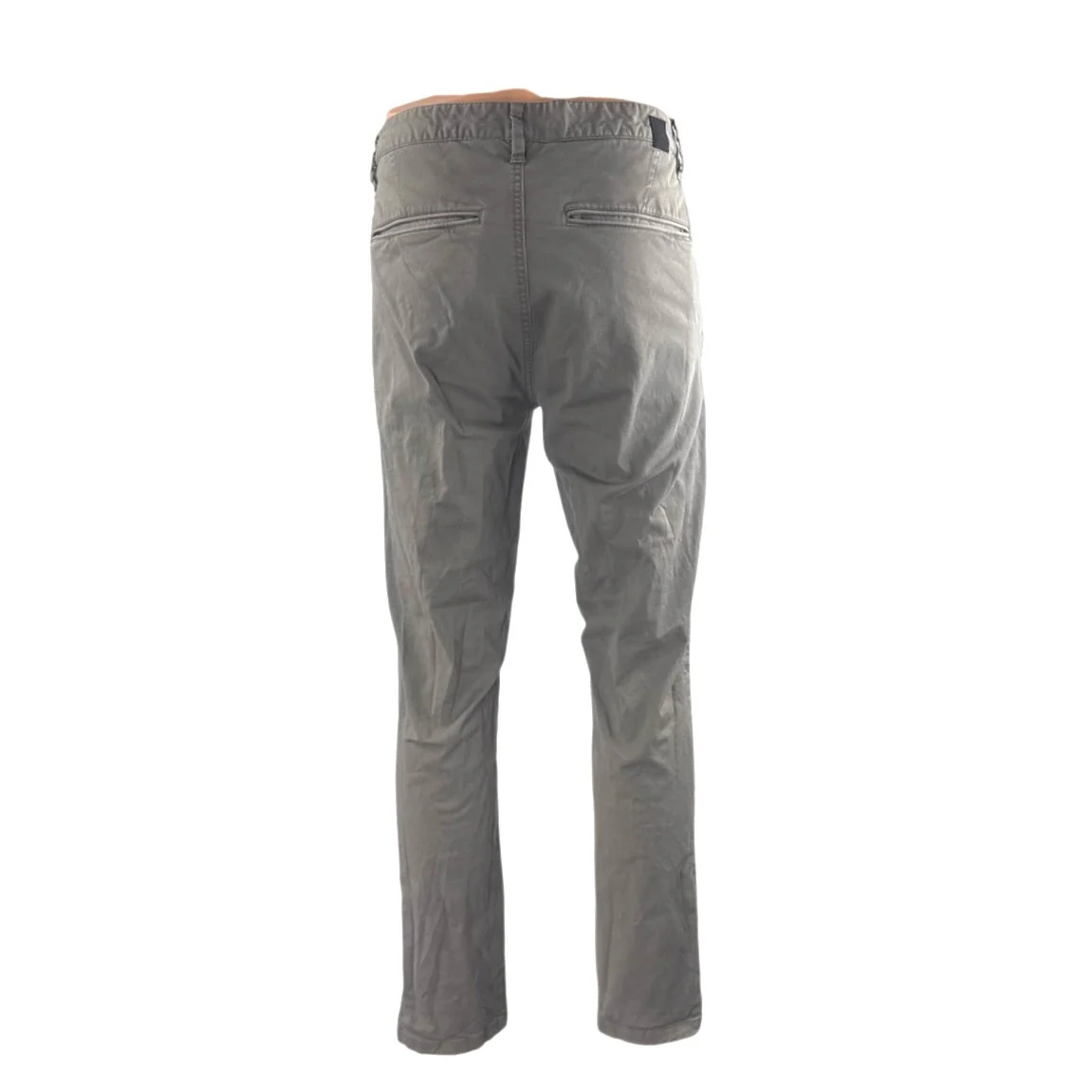 Vuori Meta Men's Gray High Rise Slim Straight Chino Tapered Trousers Pants Sz 34 - Image 3
