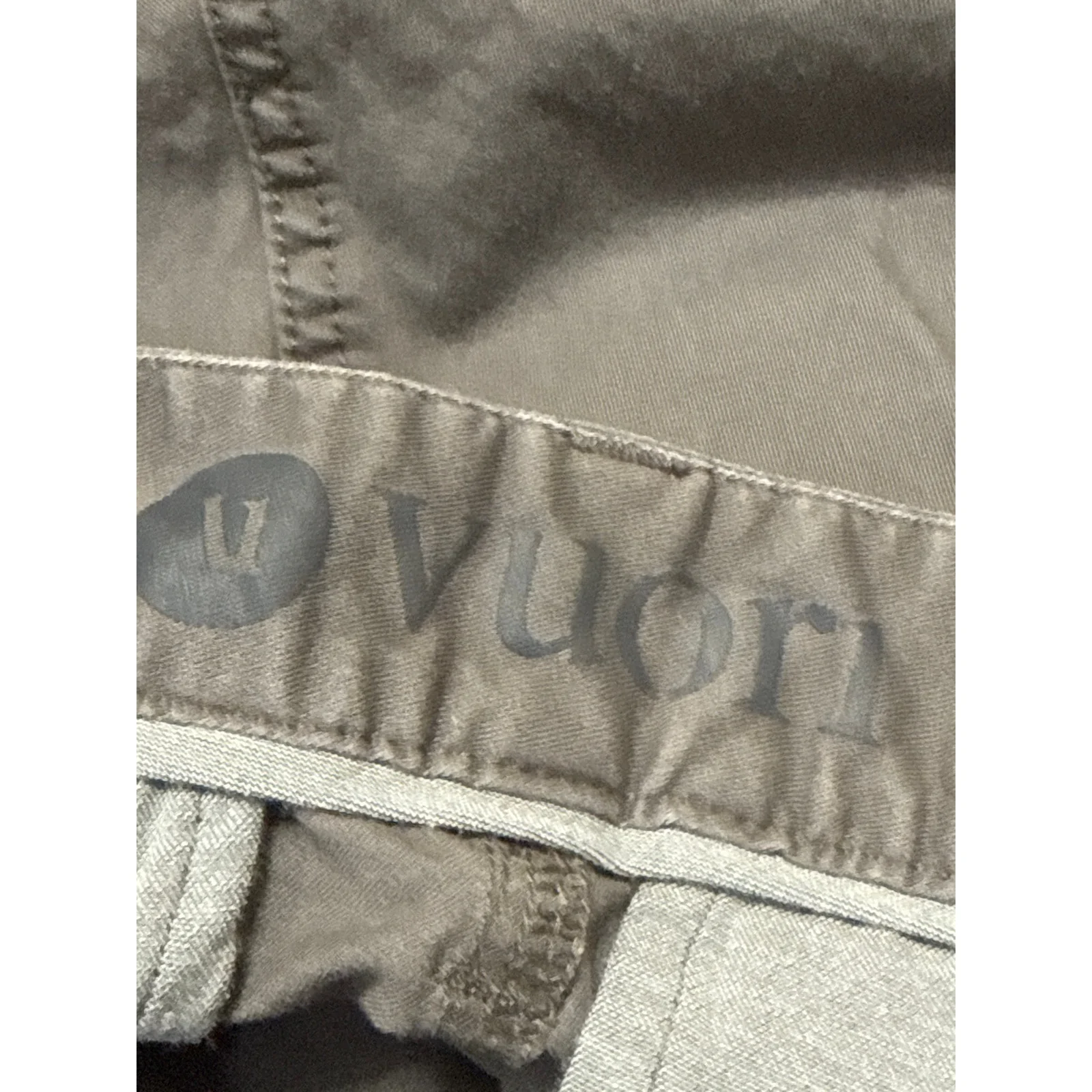 Vuori Meta Men's Gray High Rise Slim Straight Chino Tapered Trousers Pants Sz 34 - Image 5