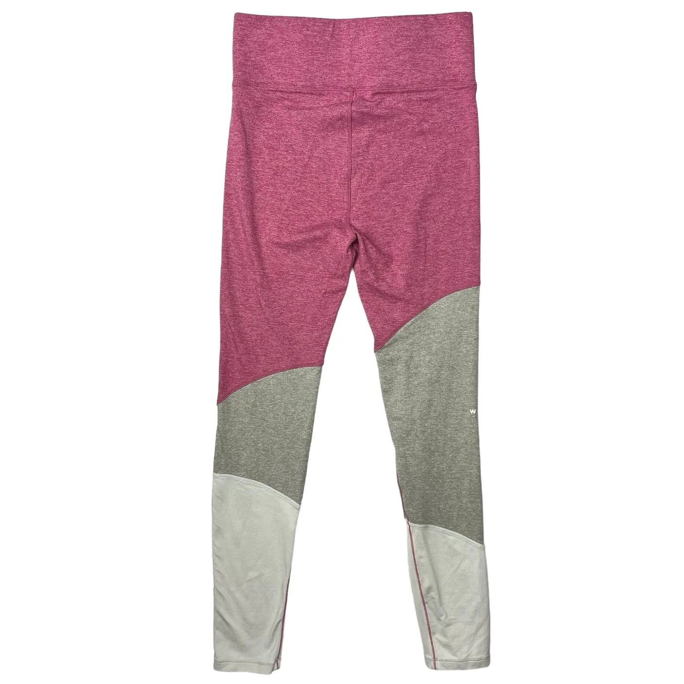 We Me Pink Gray Tri Tone Colorblock Workout Yoga Athletic Two Piece Set Size Sa - Image 6