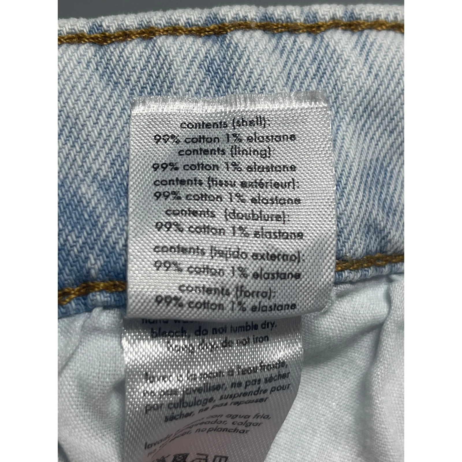 WeWoreWhat Light Blue High Rise Baggy Utility Trouser Cargo Denim Jeans Pants 30 - Image 4
