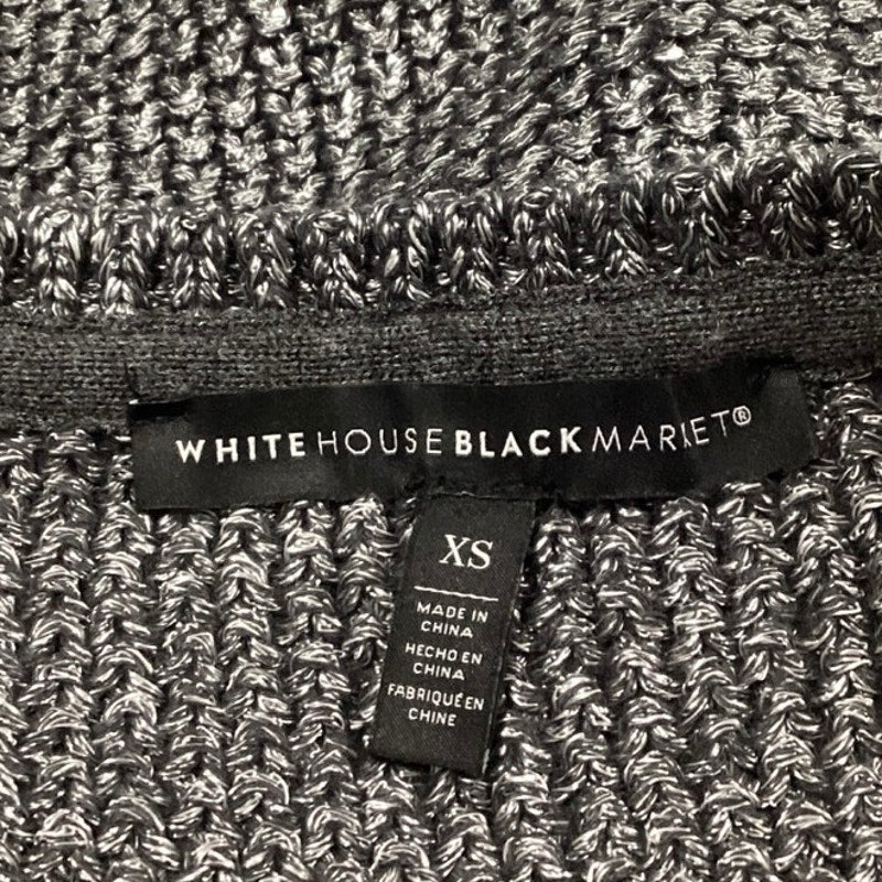 White House Black Market Women's Silver Metallic Pullover Sweater Top Size XS - Image 4