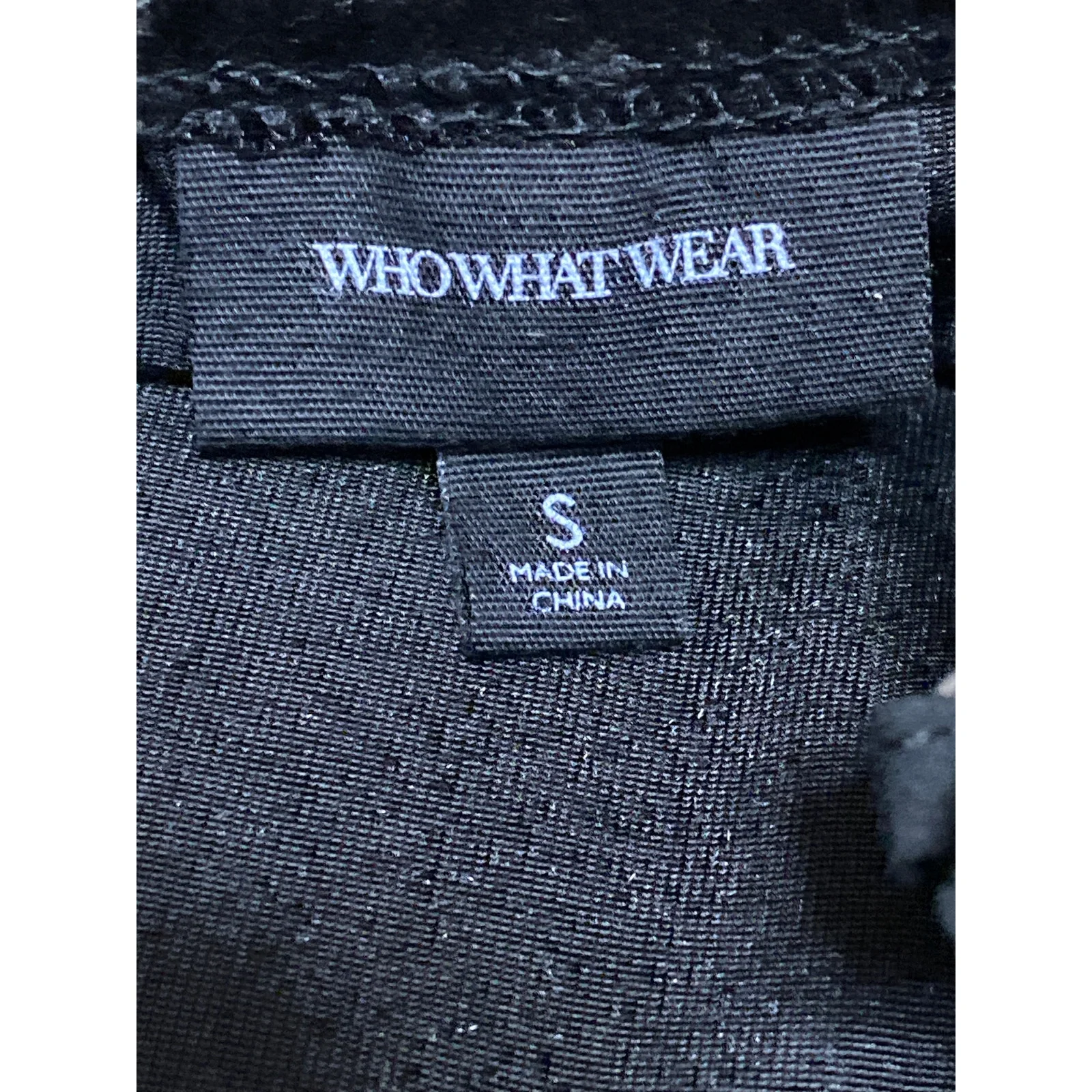 WhoWhatWear Black Velvet Velour Lace Sleeveless Cami Camisole Tank Top Size S - Image 3