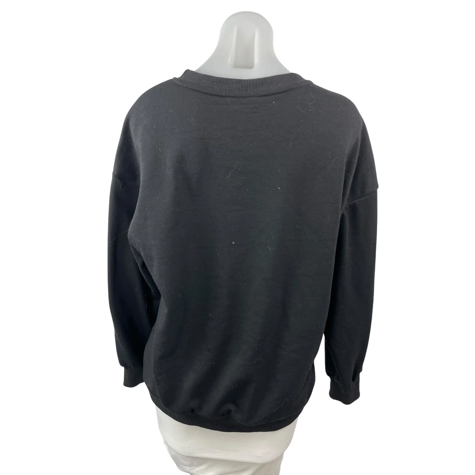 Wicked Movie Black Defying Gravity Graphic Long Sleeve Sweater Sweatshirt Top M - Image 4
