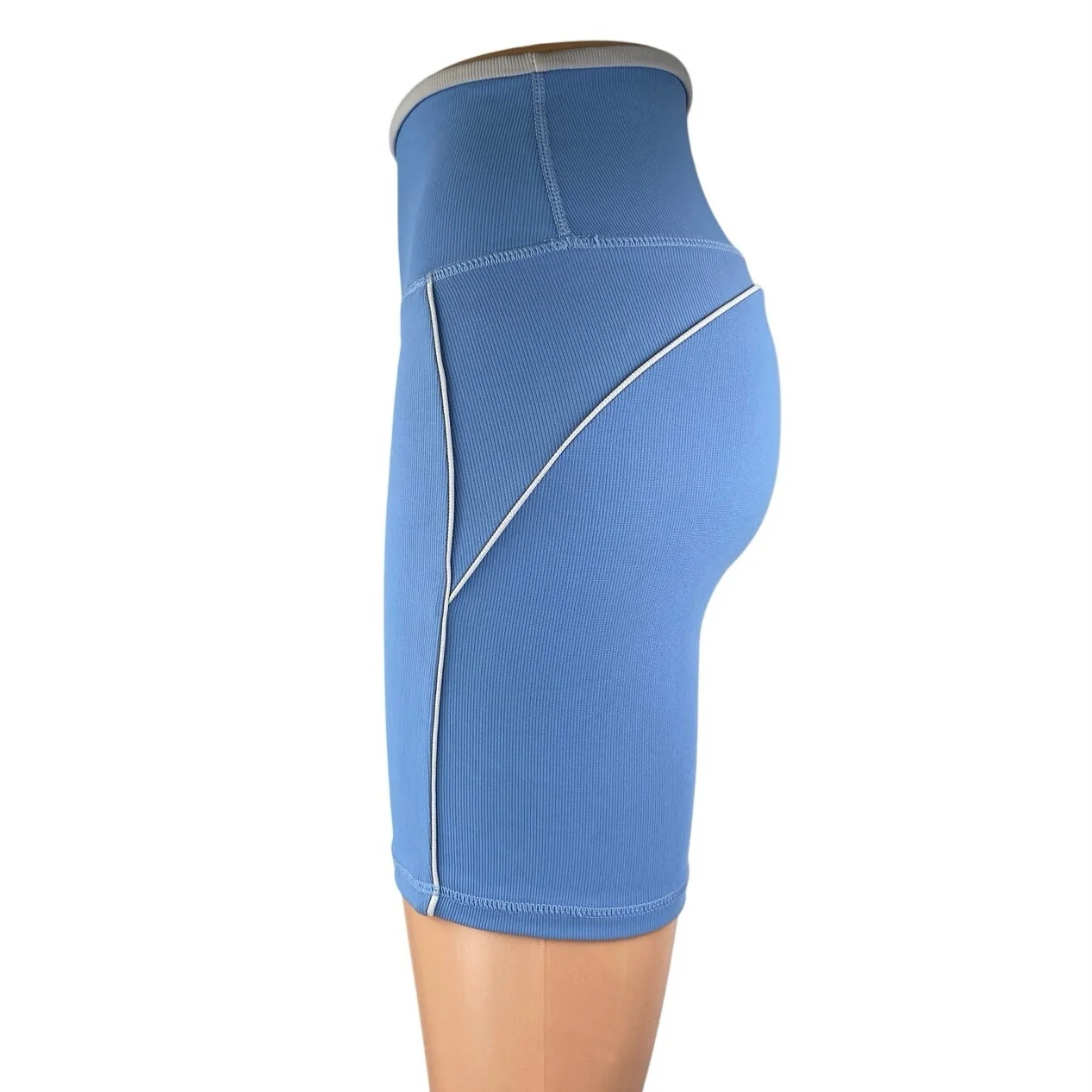 Wilo The Label Women's Blue Mid Rise Athletic Workout Running Biker Shorts Sz S - Image 2