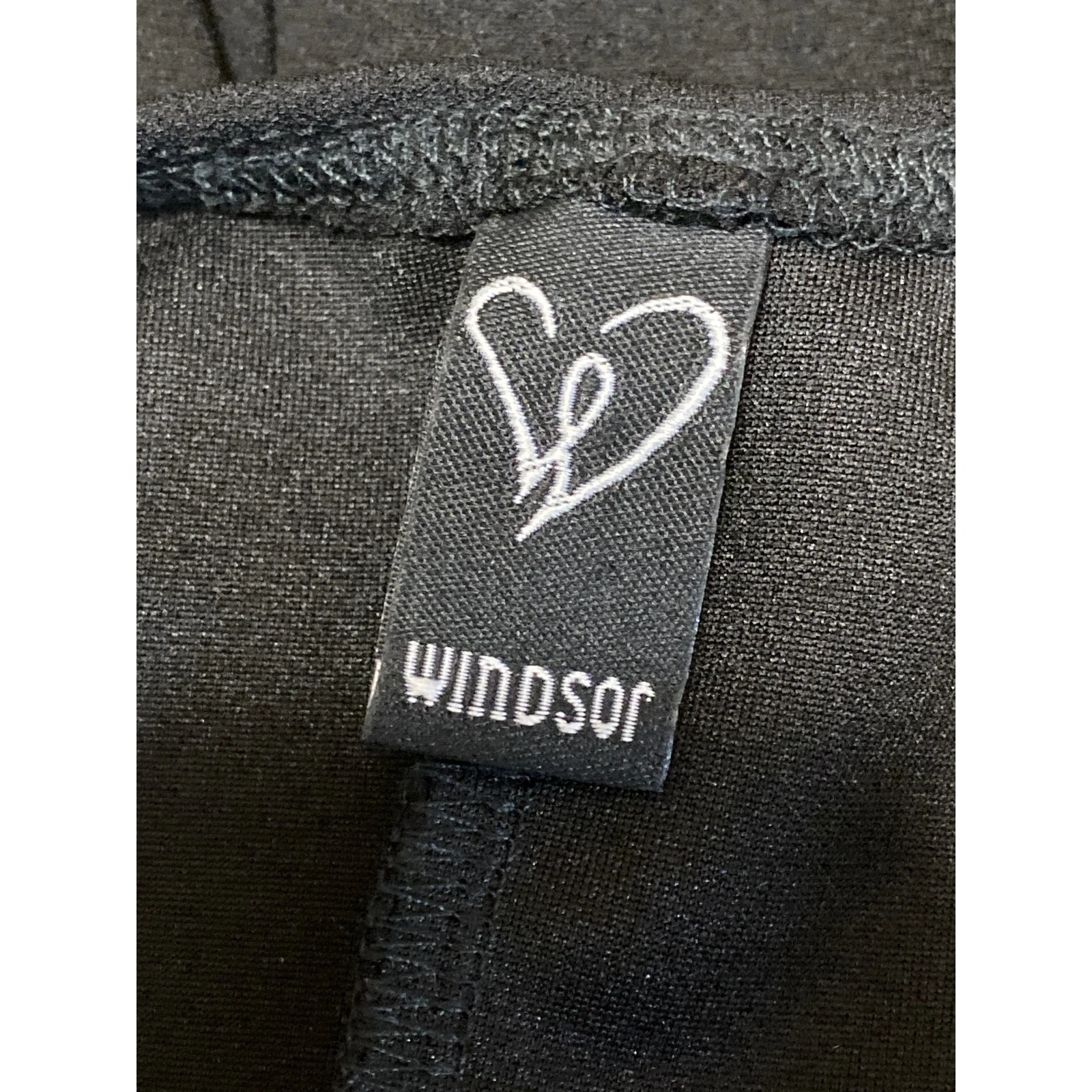 Windsor Black Sleeveless V Neck Cami Faux Wrap Tank Mini Bodycon Dress Size M - Image 5