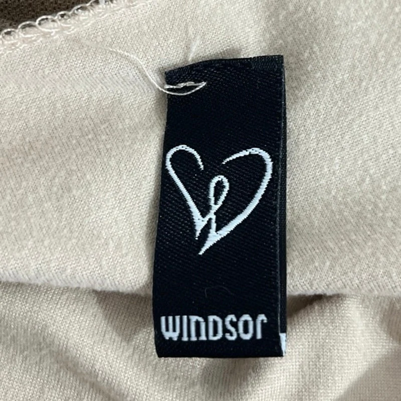 Windsor Multicolor Long Sleeve Boat Cowl Neck Pleated Drape Blouse Top Size M - Image 3