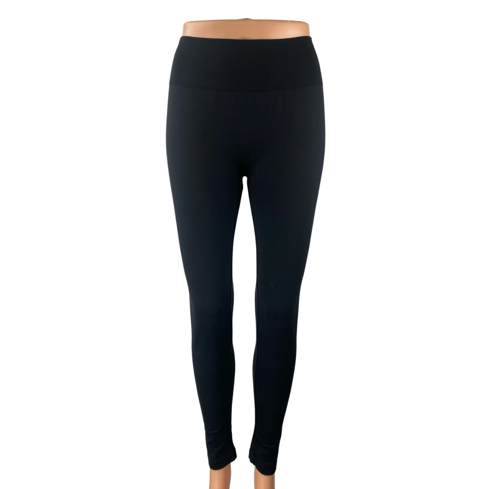 Wolford Women's Black High Rise Skinny Yoga Athletic Activewear Leggings Pants M