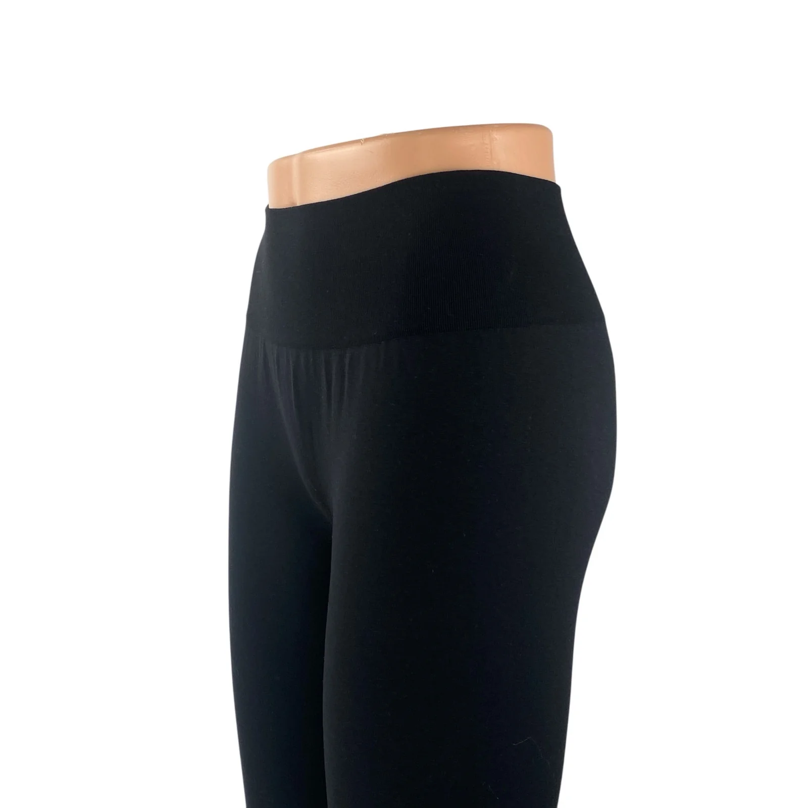 Wolford Women's Black High Rise Skinny Yoga Athletic Activewear Leggings Pants M - Image 2