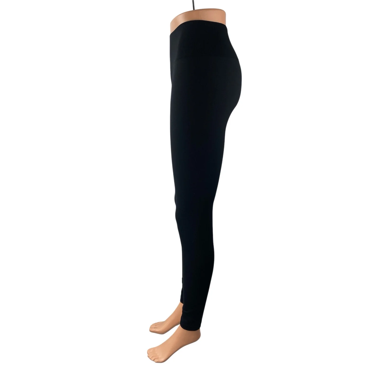 Wolford Women's Black High Rise Skinny Yoga Athletic Activewear Leggings Pants M - Image 3