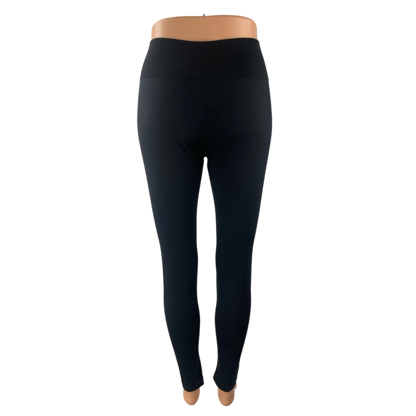 Wolford Women's Black High Rise Skinny Yoga Athletic Activewear Leggings Pants M - Image 4