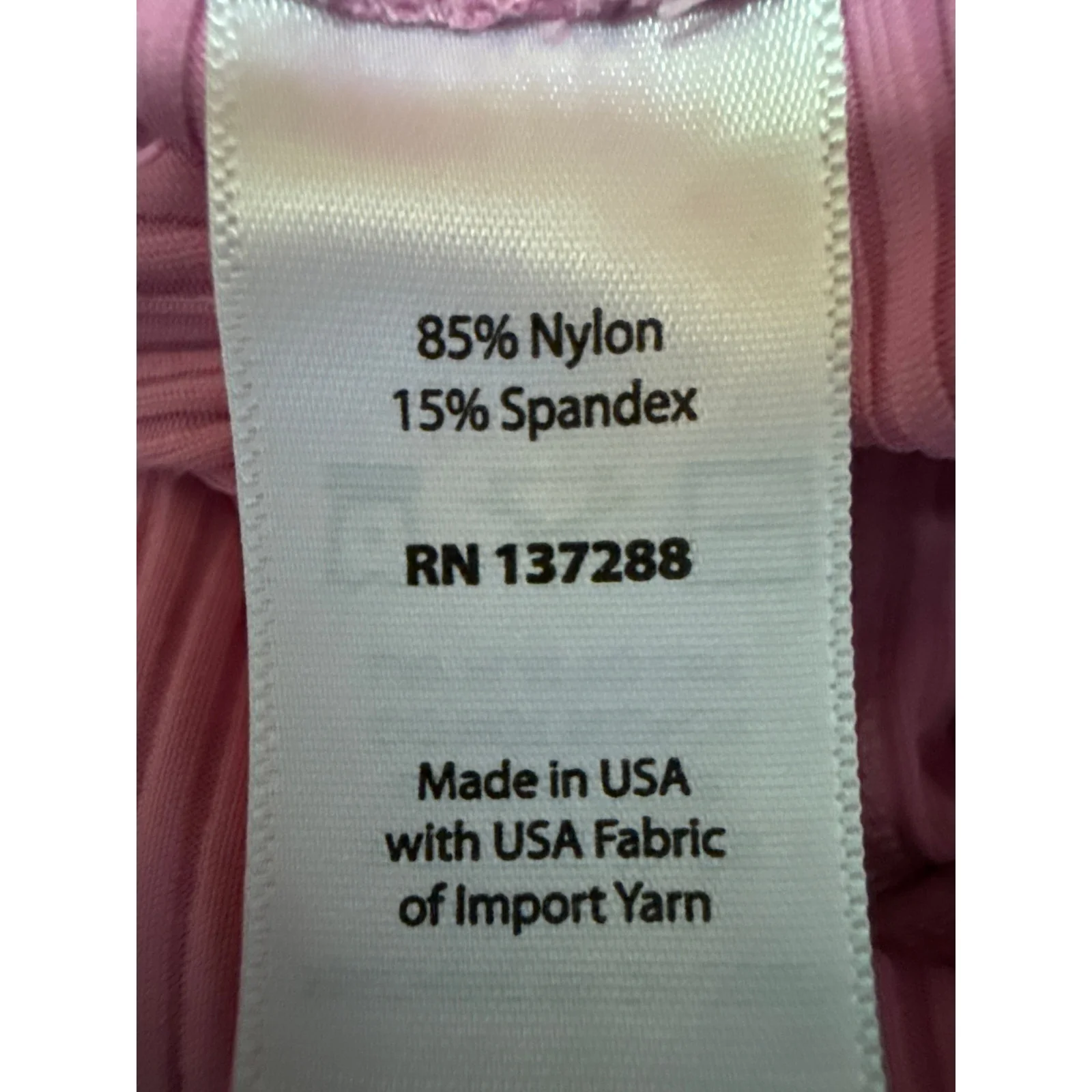 Year Of Ours Pink Rib Knit Mid Rise Skinny Activewear Fitness Leggings Pants XS - Image 5