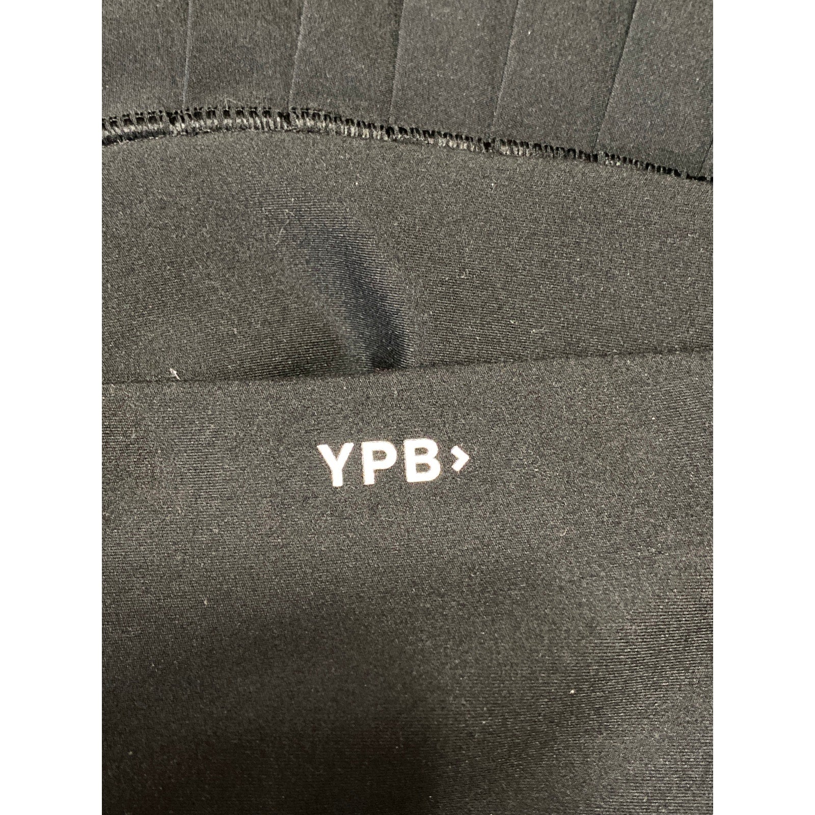 YPB Black Pleated Casual Activewear Mini Skater Tennis Flare A-Line Skirt Size L - Image 4