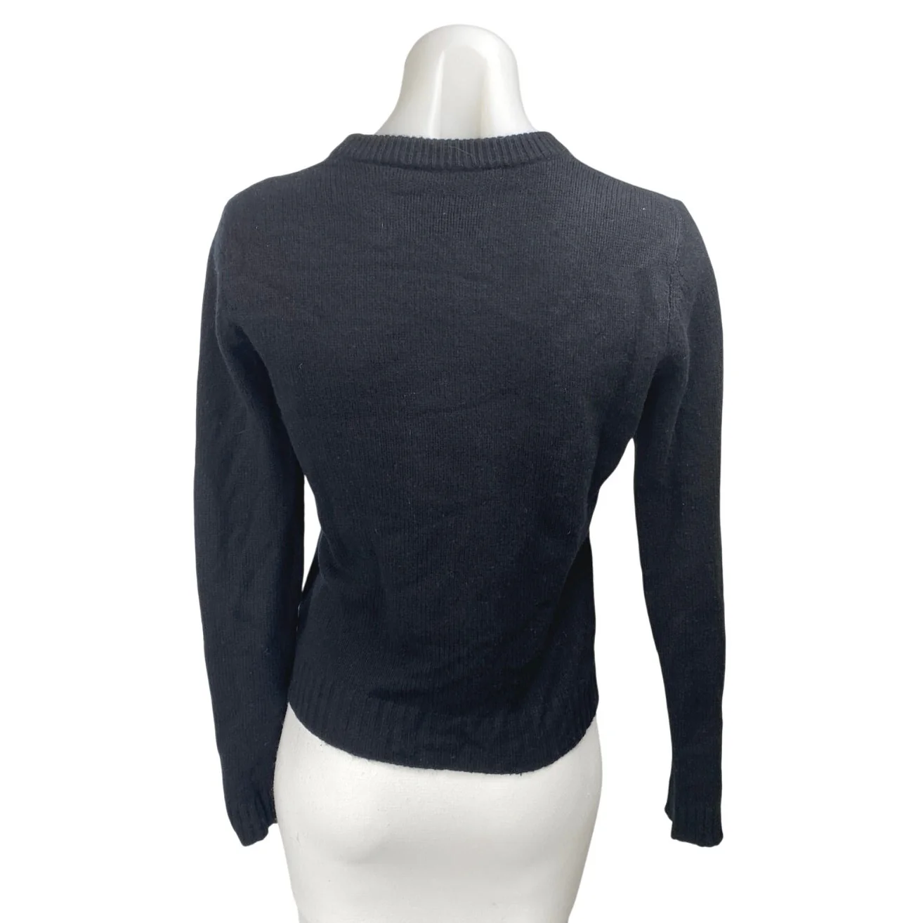 Zadig & Voltaire Delly Women's Black Flash Lightning Long Sleeve Sweater Top S - Image 2