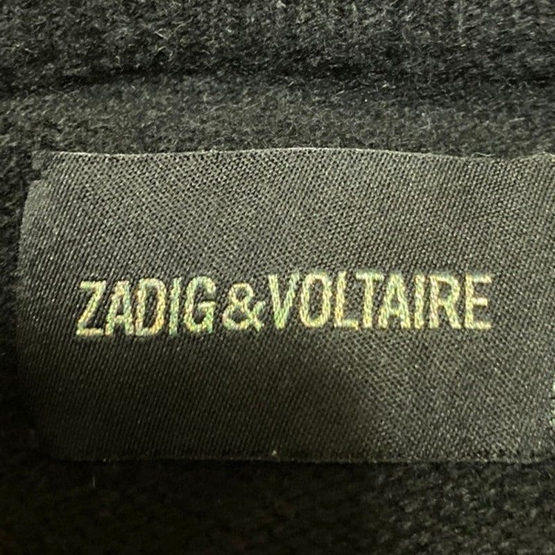 Zadig & Voltaire Delly Women's Black Flash Lightning Long Sleeve Sweater Top S - Image 4