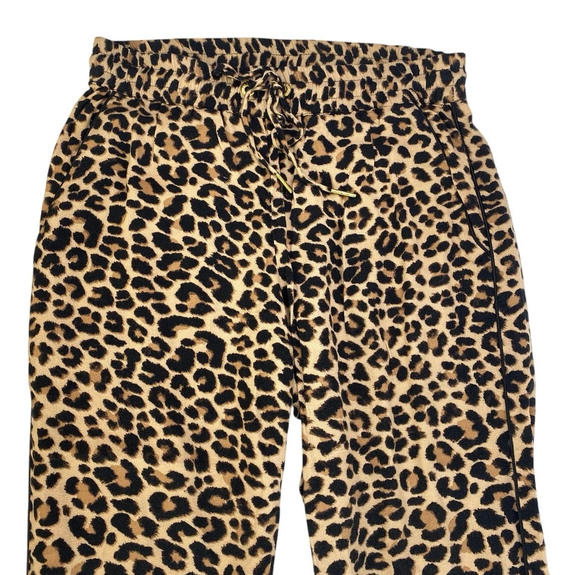 Zadig & Voltaire Kids Girls Leopard Animal Print Flared Bootcut Pants 34 US XS - Image 3