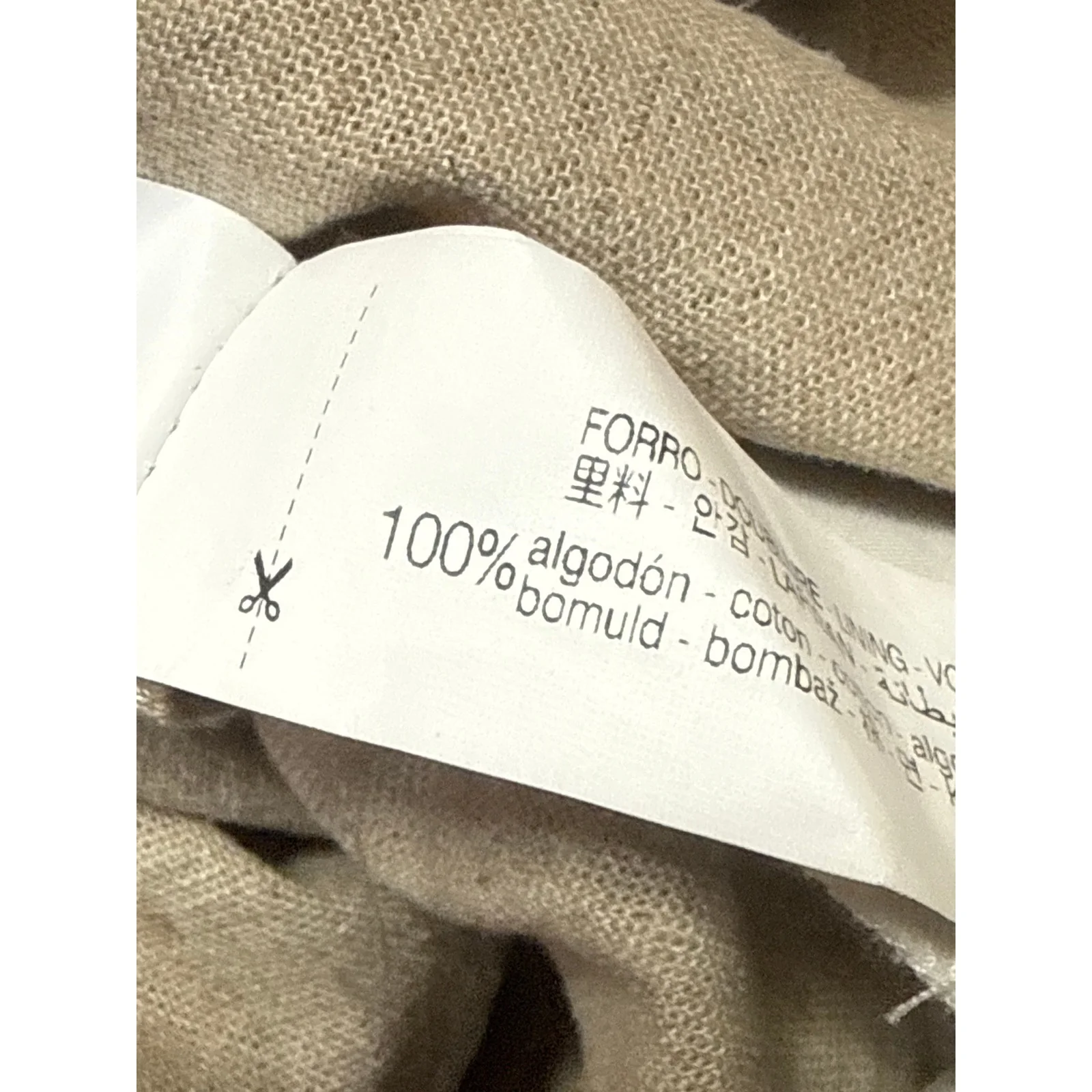 Zara Beige Halter Open Back Sleeveless Wide Leg Tank One Piece Romper Jumpsuit S - Image 5