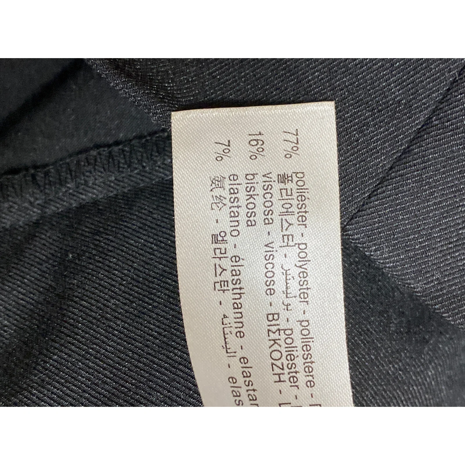 Zara Black High Waist Pleated Straight Palazzo Wide Leg Trousers Dress Pants M - Image 6