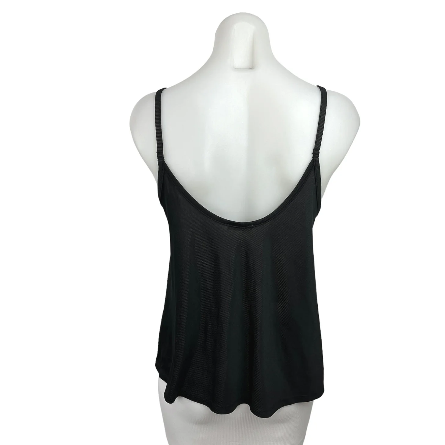 Zara Collection Black Sleeveless Scoop Neck Spaghetti Strap Cami Tank Top Size S - Image 2